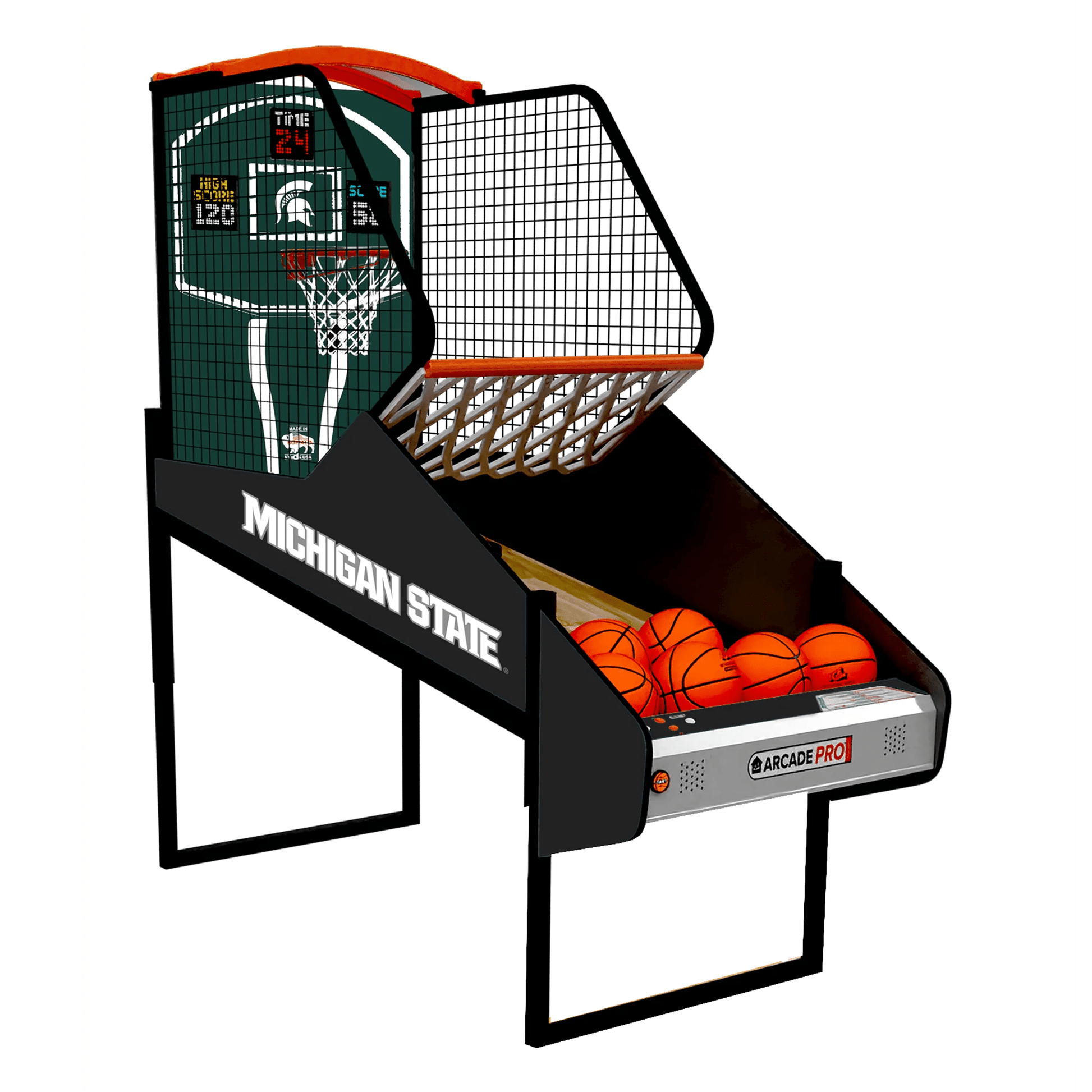 IN STOCK | Michigan State University Spartans College Hoops Arcade Innovative Concepts in Entertainment