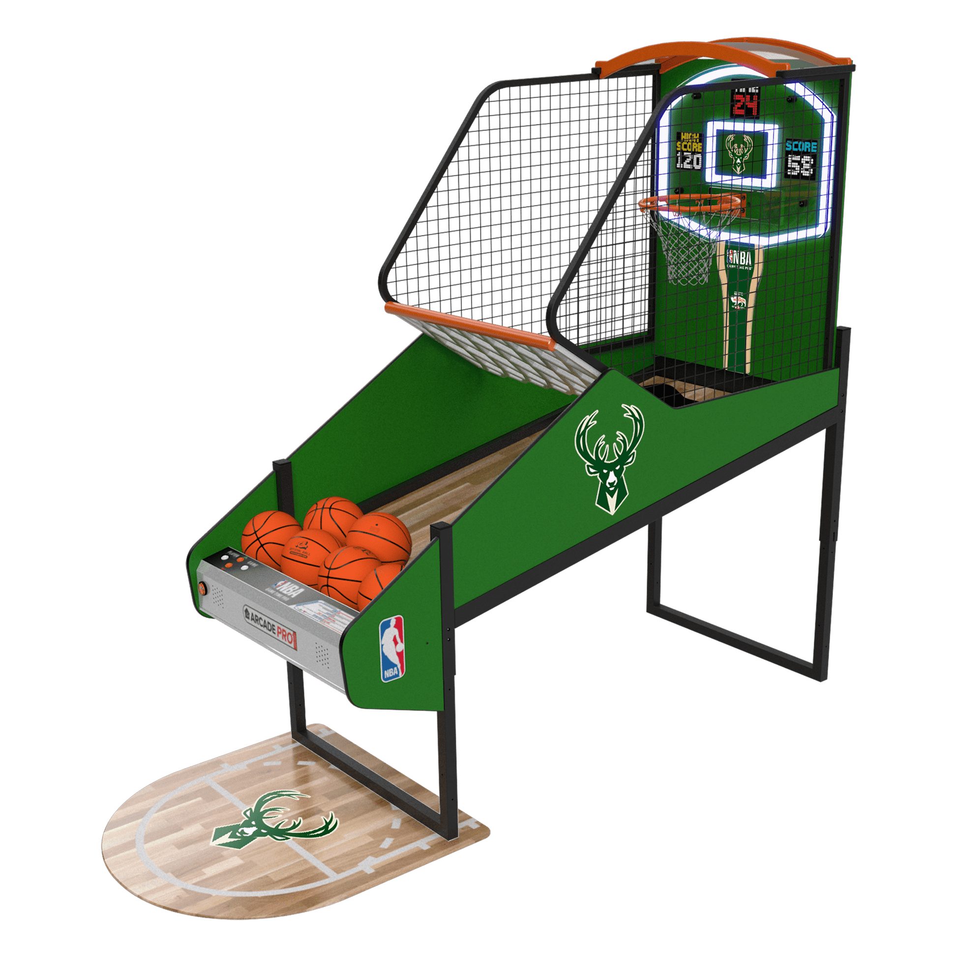 Milwaukee Bucks NBA Game Time Pro Arcade Innovative Concepts in Entertainment   