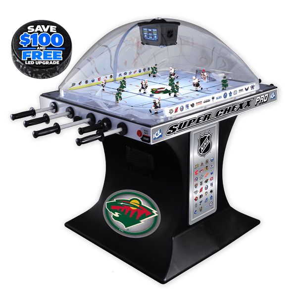Minnesota Wild NHL Super Chexx Pro Bubble Hockey