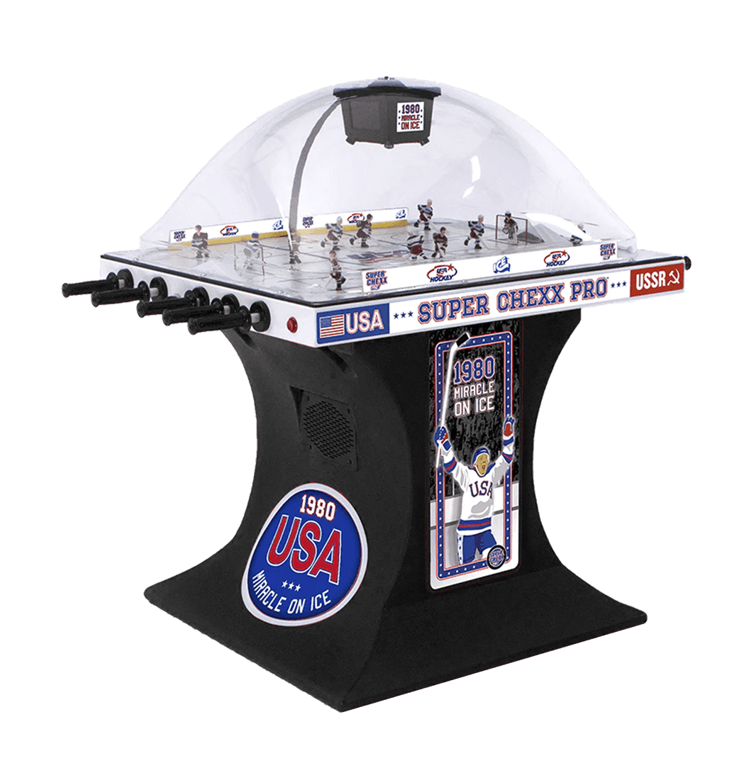 IN STOCK | "Miracle on Ice" Edition Super Chexx Pro® Black Base Ice Game