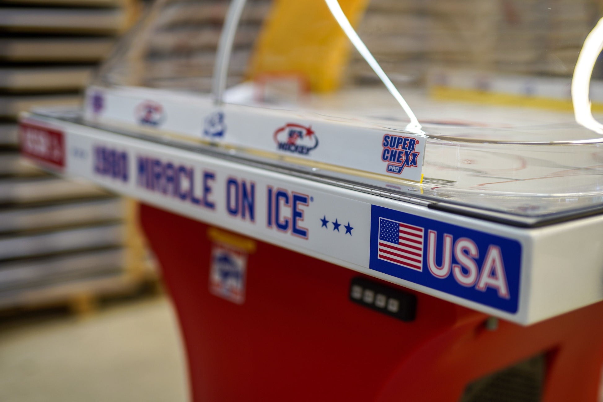 IN STOCK | "Miracle On Ice" Edition Super Chexx Pro® Red Base Ice Game