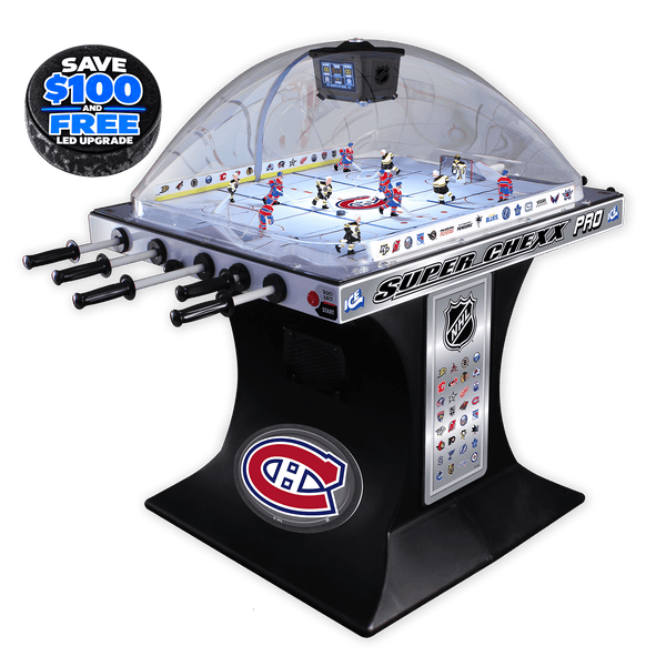 Montreal Canadiens NHL Super Chexx Pro Bubble Hockey