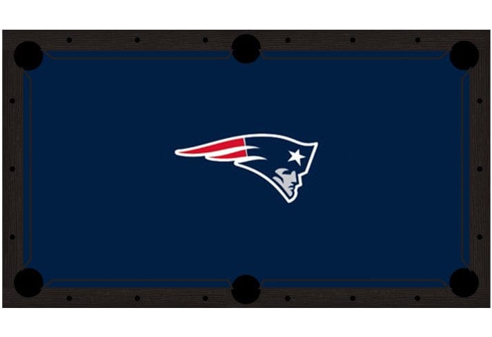 New England Patriots Premium Pool Table Bundle - Black Ash Pool Bundle Home Arcade Games   