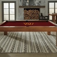 Washington Commanders Premium Pool Table Bundle - Walnut Pool Bundle Home Arcade Games   