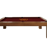 Washington Commanders Premium Pool Table Bundle - Walnut Pool Bundle Home Arcade Games   