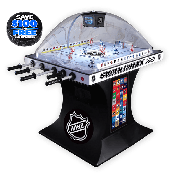 NHL Shield Super Chexx Pro Bubble Hockey