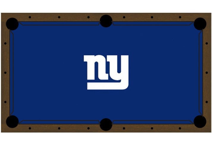 New York Giants Premium Pool Table Bundle - Walnut Pool Bundle Home Arcade Games   