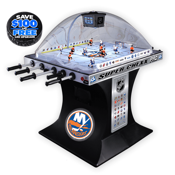 New York Islanders NHL Super Chexx Pro Bubble Hockey