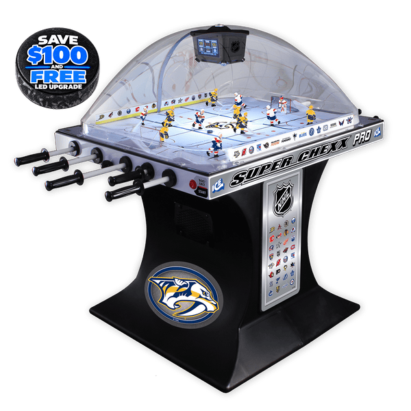 Nashville Predators NHL Super Chexx Pro Bubble Hockey