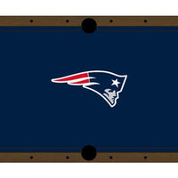New England Patriots Premium Pool Table Bundle - Walnut Pool Bundle Home Arcade Games   