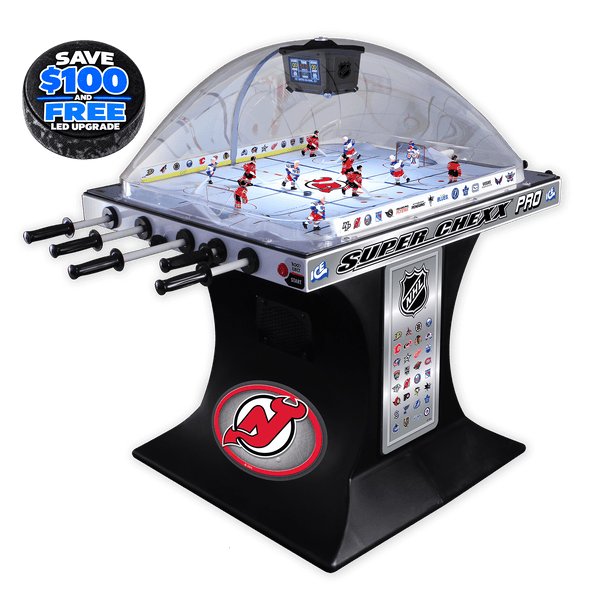 New Jersey Devils NHL Super Chexx Pro Bubble Hockey