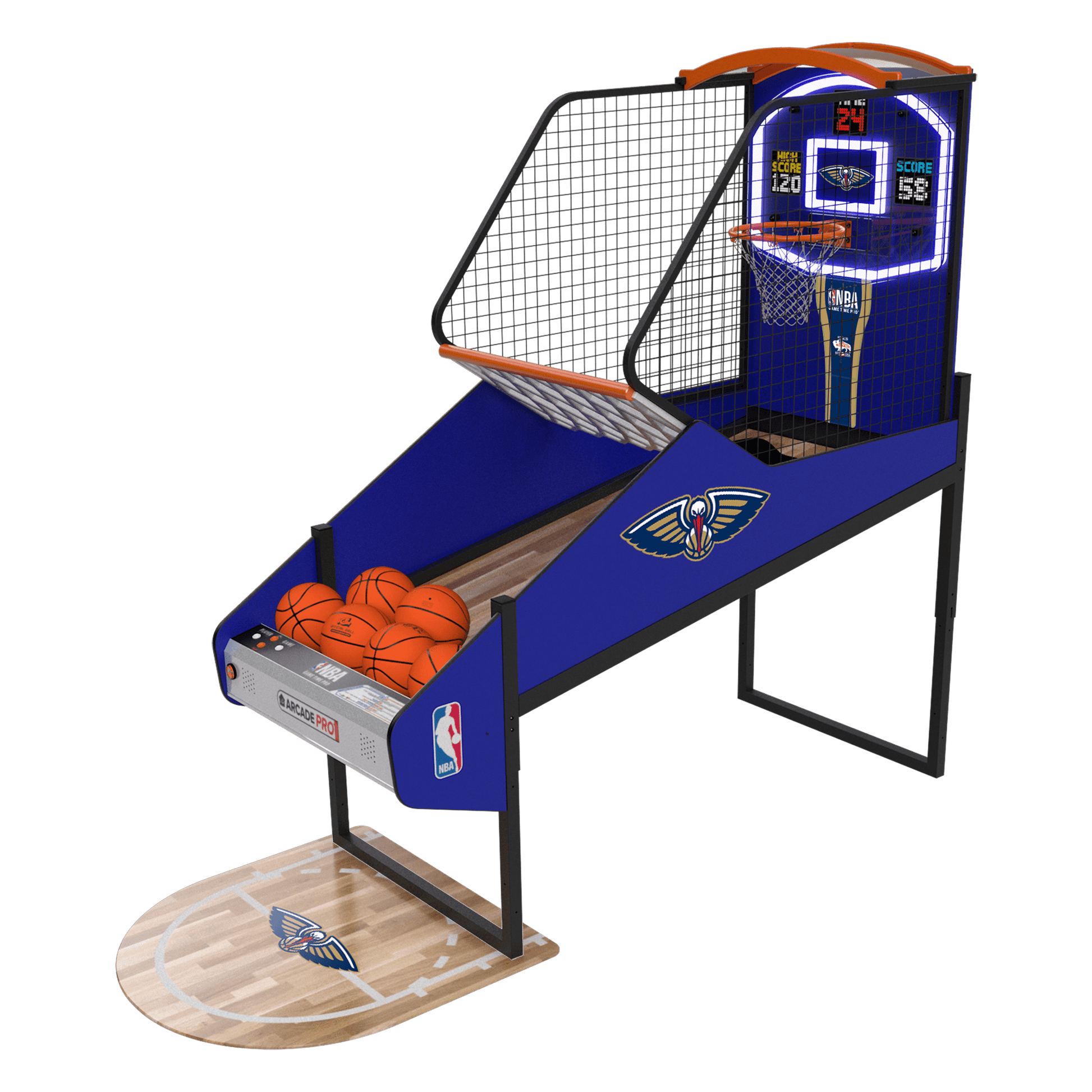 New Orleans Pelicans NBA Game Time Pro Arcade Innovative Concepts in Entertainment   