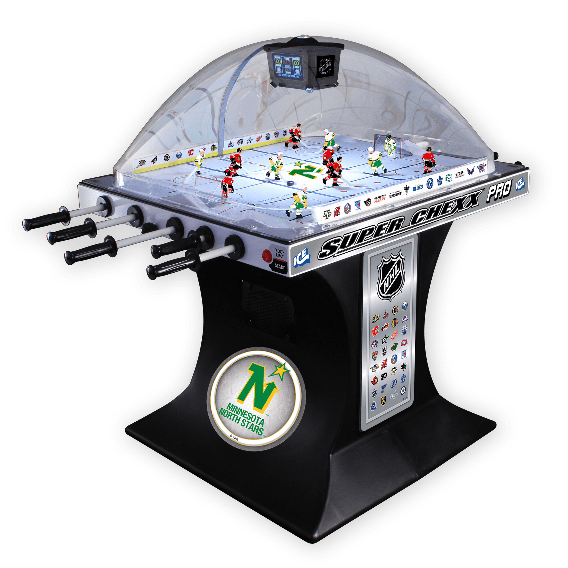 North Stars NHL Super Chexx Pro Bubble Hockey Arcade Innovative Concepts in Entertainment   