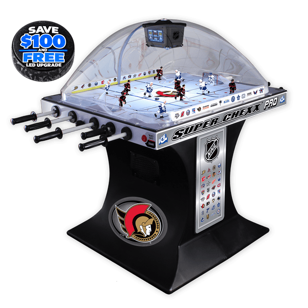 Ottawa Senators NHL Super Chexx Pro Bubble Hockey
