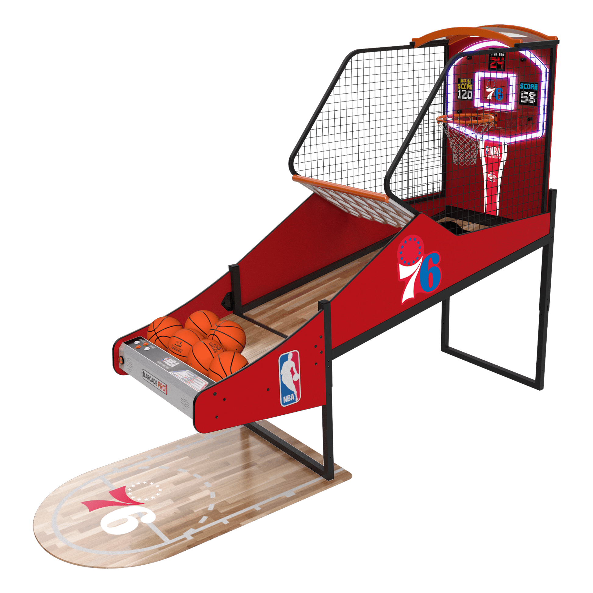 Philadelphia 76ers NBA Game Time Pro Long Arcade Innovative Concepts in Entertainment   
