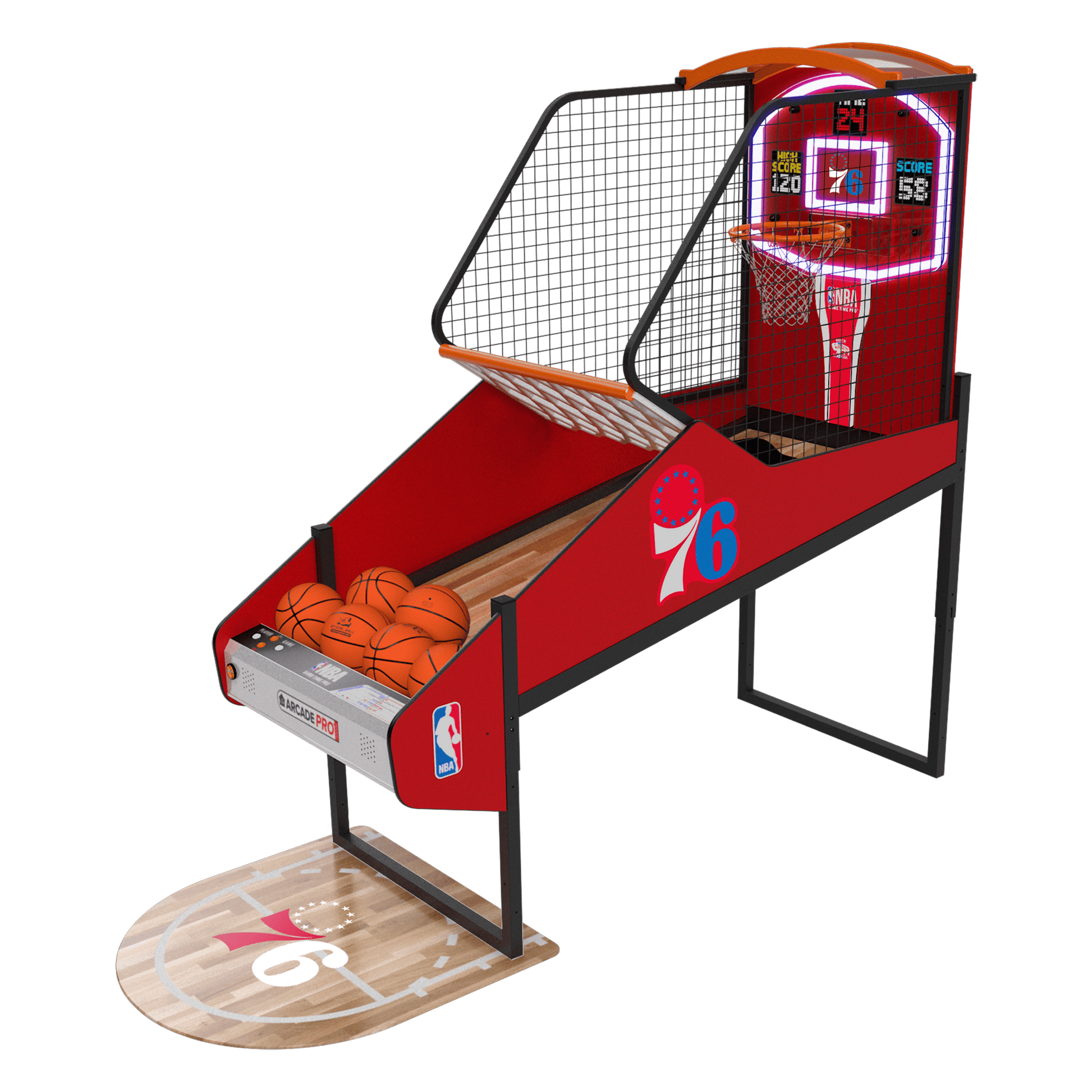Philadelphia 76ers NBA Game Time Pro Arcade Innovative Concepts in Entertainment   