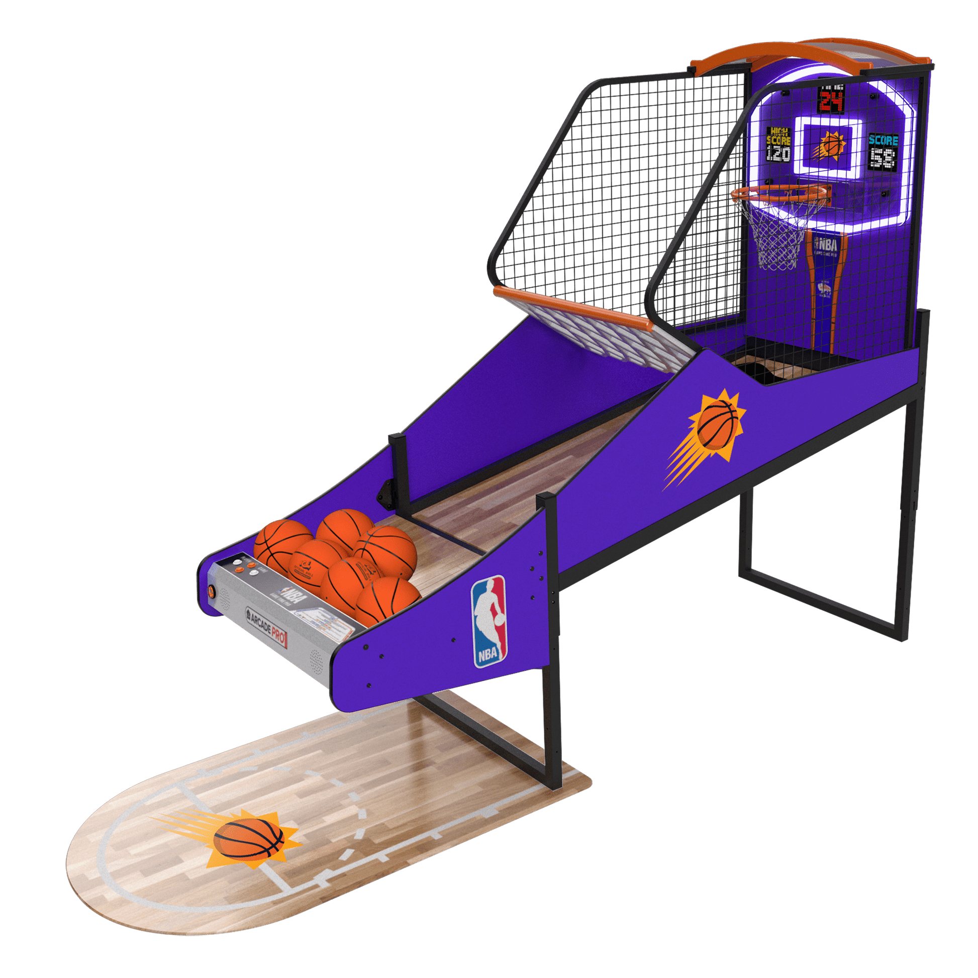 Phoenix Suns NBA Game Time Pro Long Arcade Innovative Concepts in Entertainment   