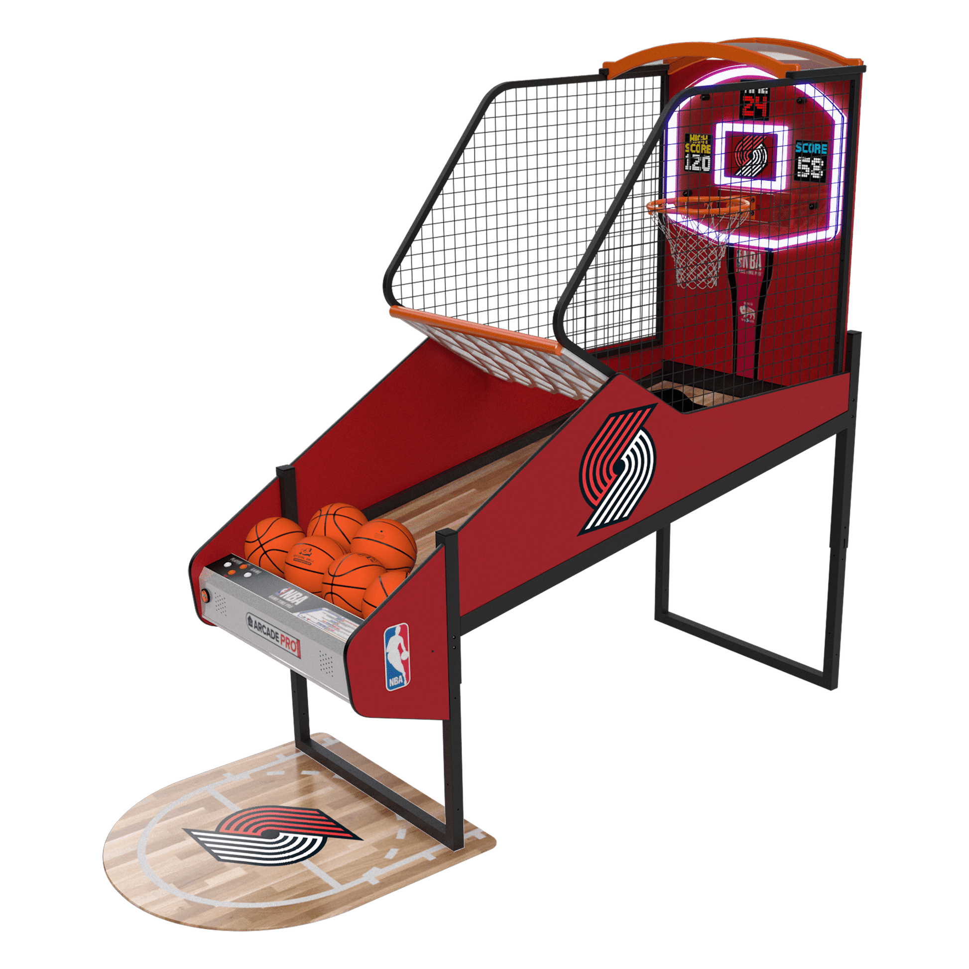 Portland Trail Blazers NBA Game Time Pro Arcade Innovative Concepts in Entertainment   