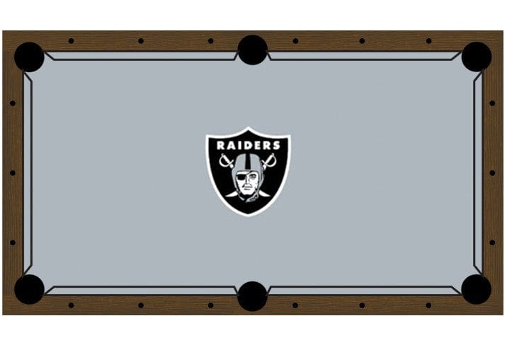 Las Vegas Raiders Premium Pool Table Bundle - Walnut Pool Bundle Home Arcade Games   