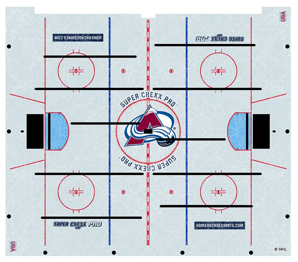 Colorado Avalanche NHL Super Chexx Pro Bubble Hockey Arcade Innovative Concepts in Entertainment