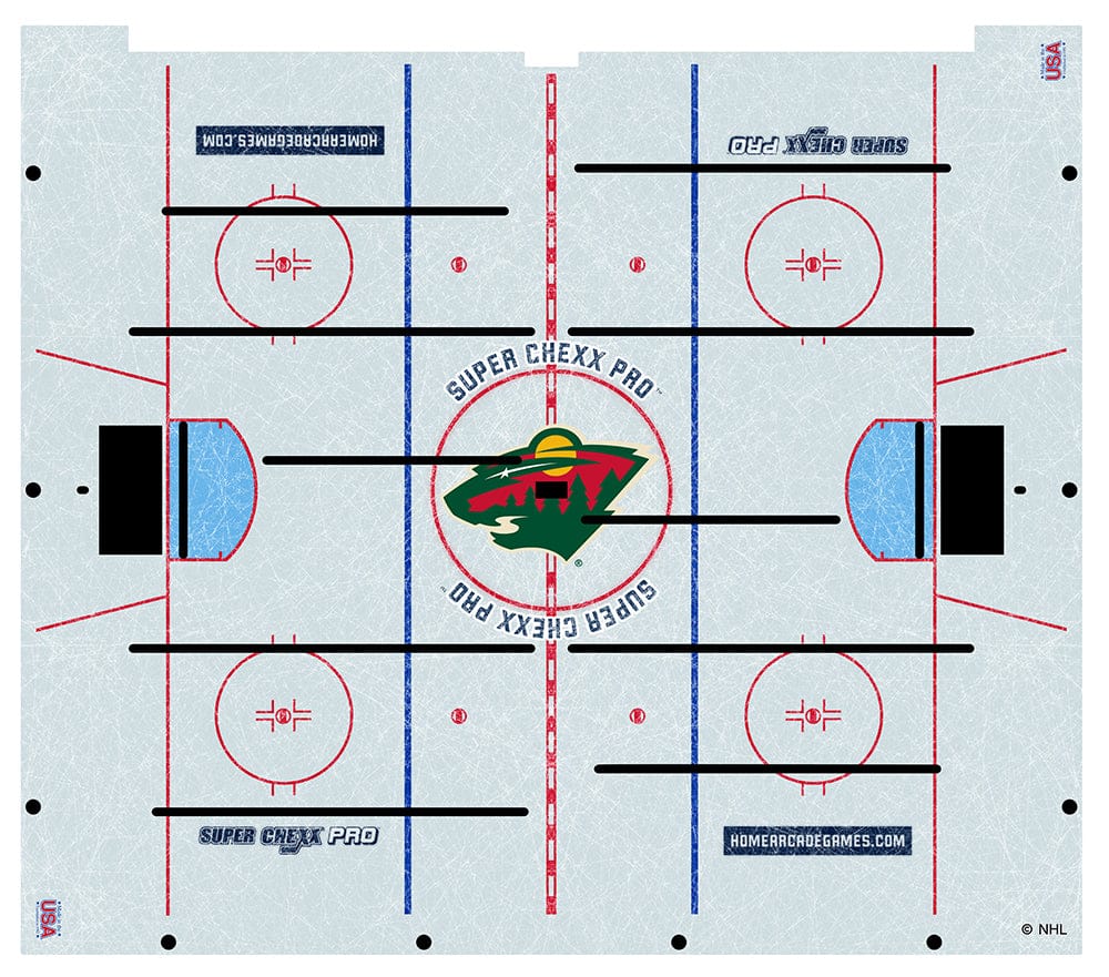 Minnesota Wild NHL Super Chexx Pro Bubble Hockey – Home Arcade Games