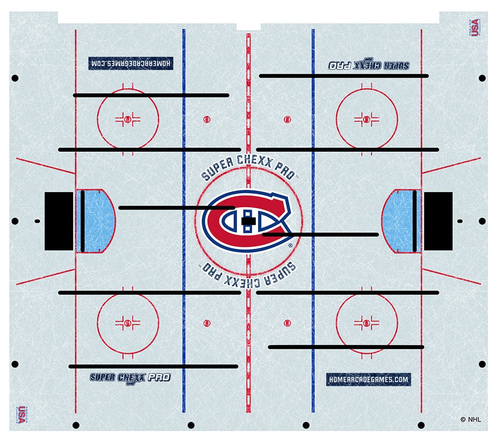 Montreal Canadiens NHL Super Chexx Pro Bubble Hockey Arcade Innovative Concepts in Entertainment