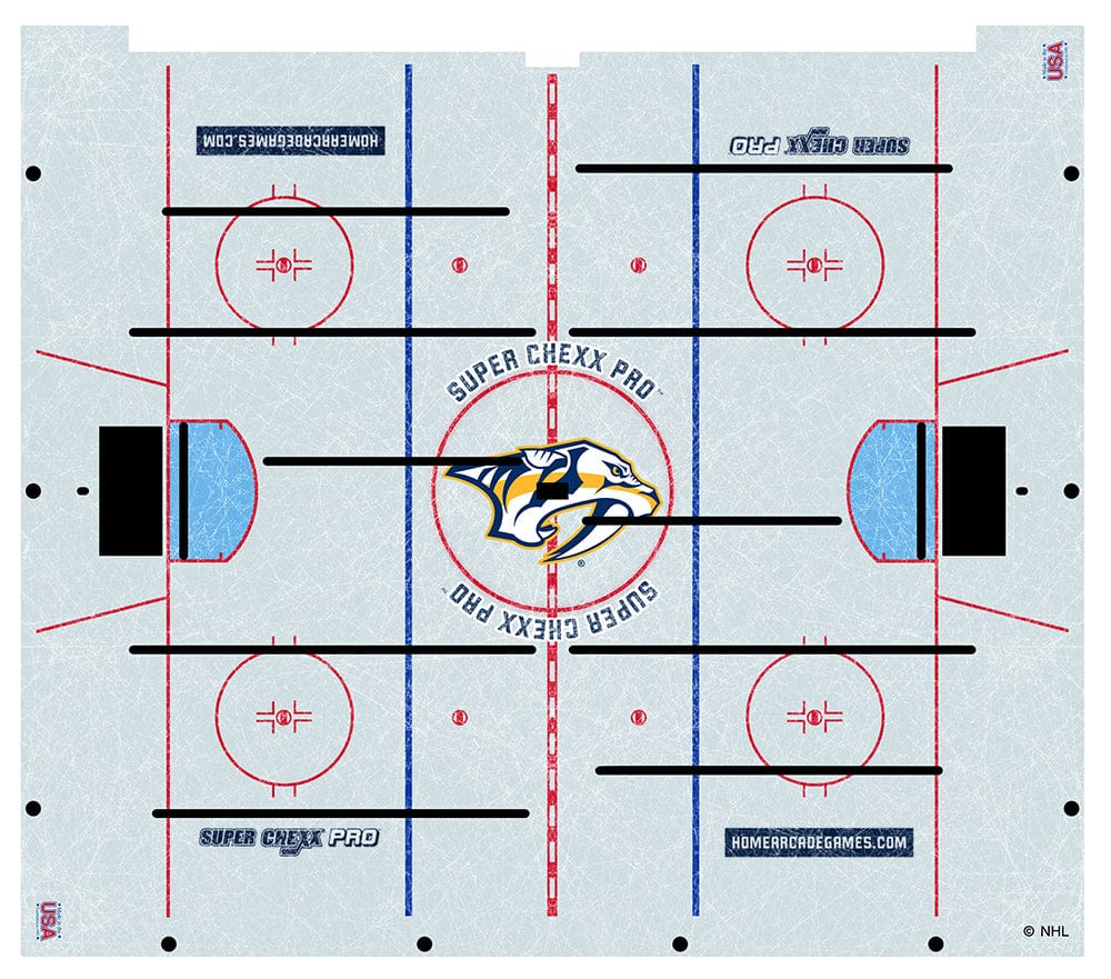 Nashville Predators NHL Super Chexx Pro Bubble Hockey Arcade Innovative Concepts in Entertainment