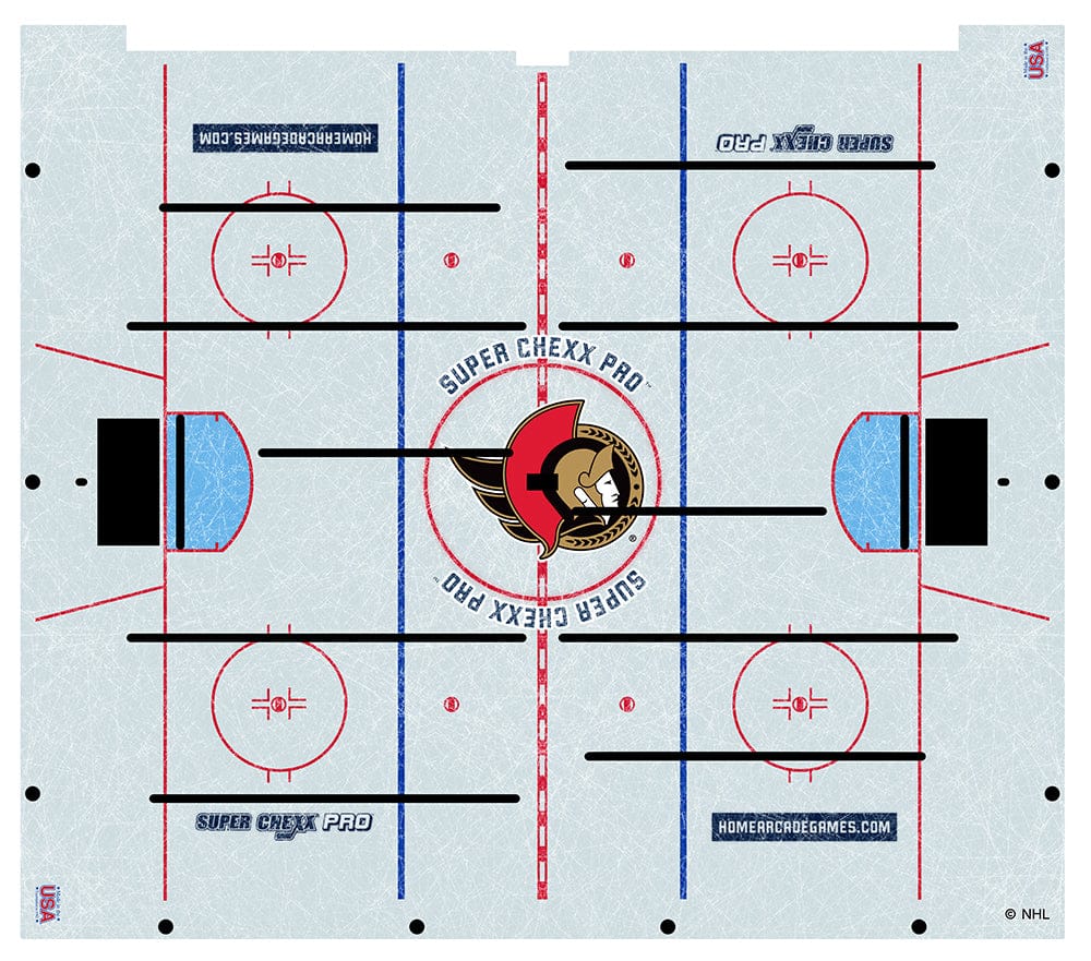 Ottawa Senators NHL Super Chexx Pro Bubble Hockey Arcade Innovative Concepts in Entertainment
