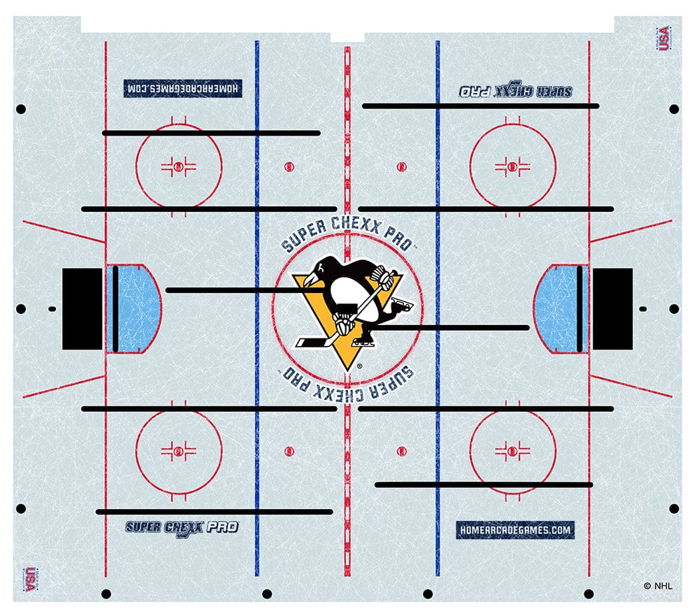 Pittsburgh Penguins NHL Super Chexx Pro Bubble Hockey Arcade Innovative Concepts in Entertainment