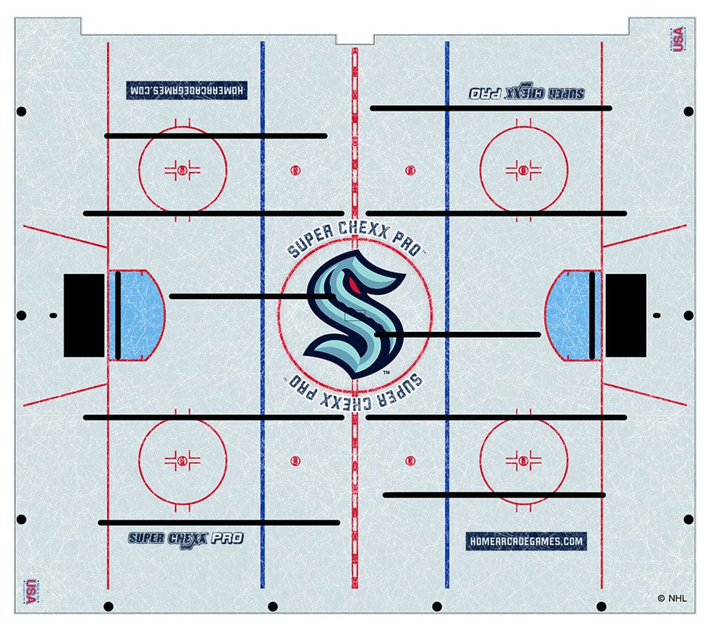 Seattle Kraken NHL Super Chexx Pro Bubble Hockey Arcade Innovative Concepts in Entertainment