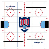 100 Year Anniversary New York Rangers NHL Super Chexx Pro Bubble Hockey Arcade Innovative Concepts in Entertainment