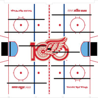 100-year anniversary NHL Detroit Red Wings Super Chexx Pro Bubble Hockey