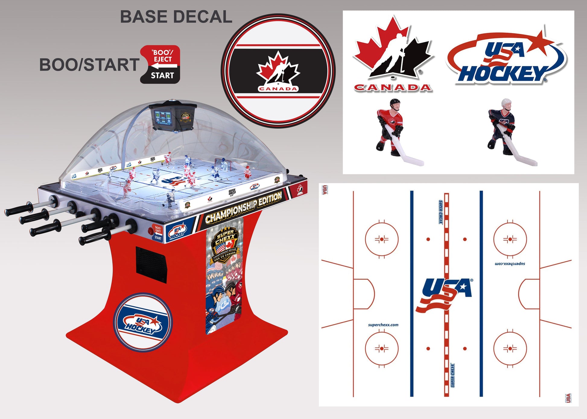 "USA VS CANADA" Championship Edition Ice Game