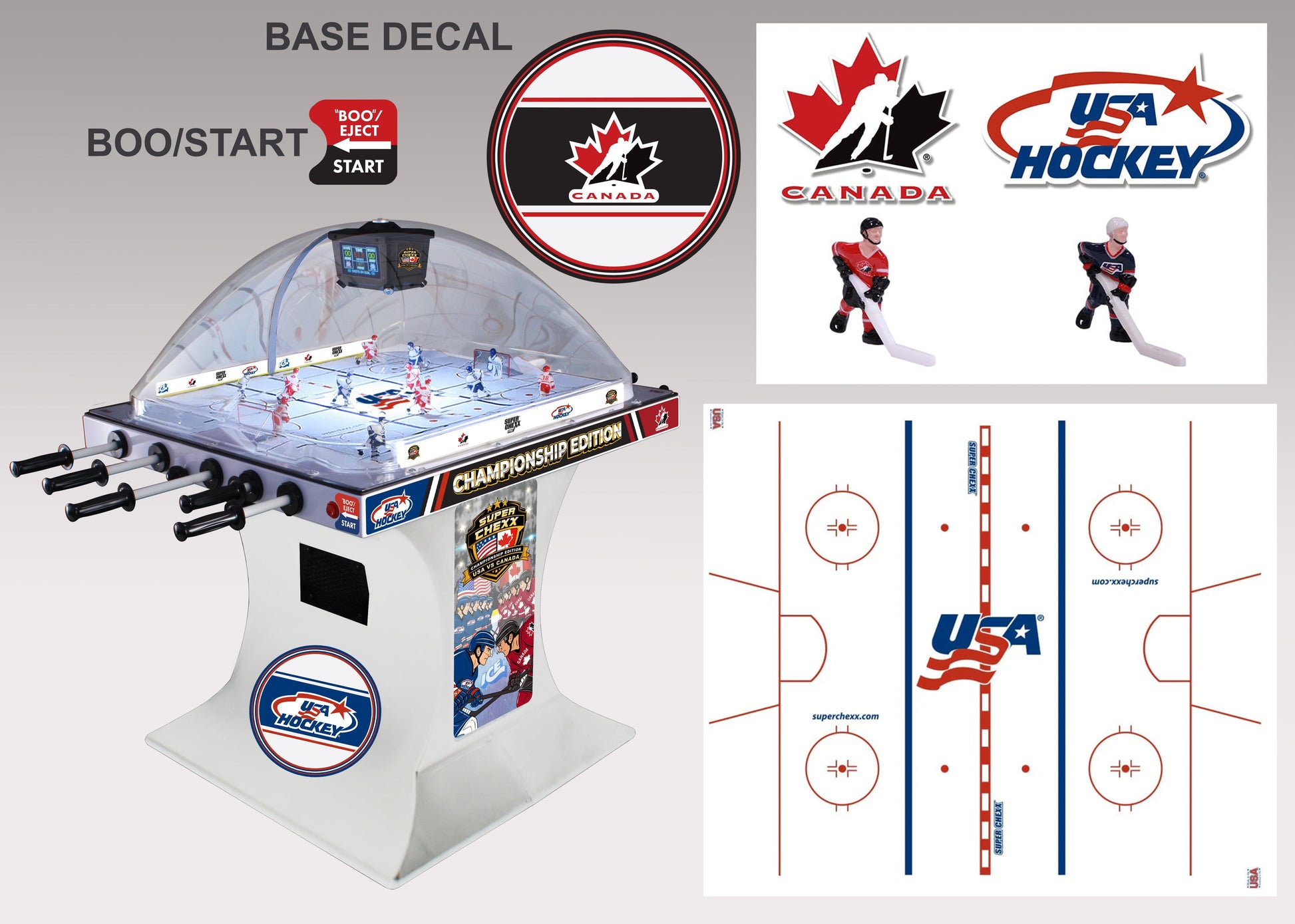 "USA VS CANADA" Championship Edition Ice Game
