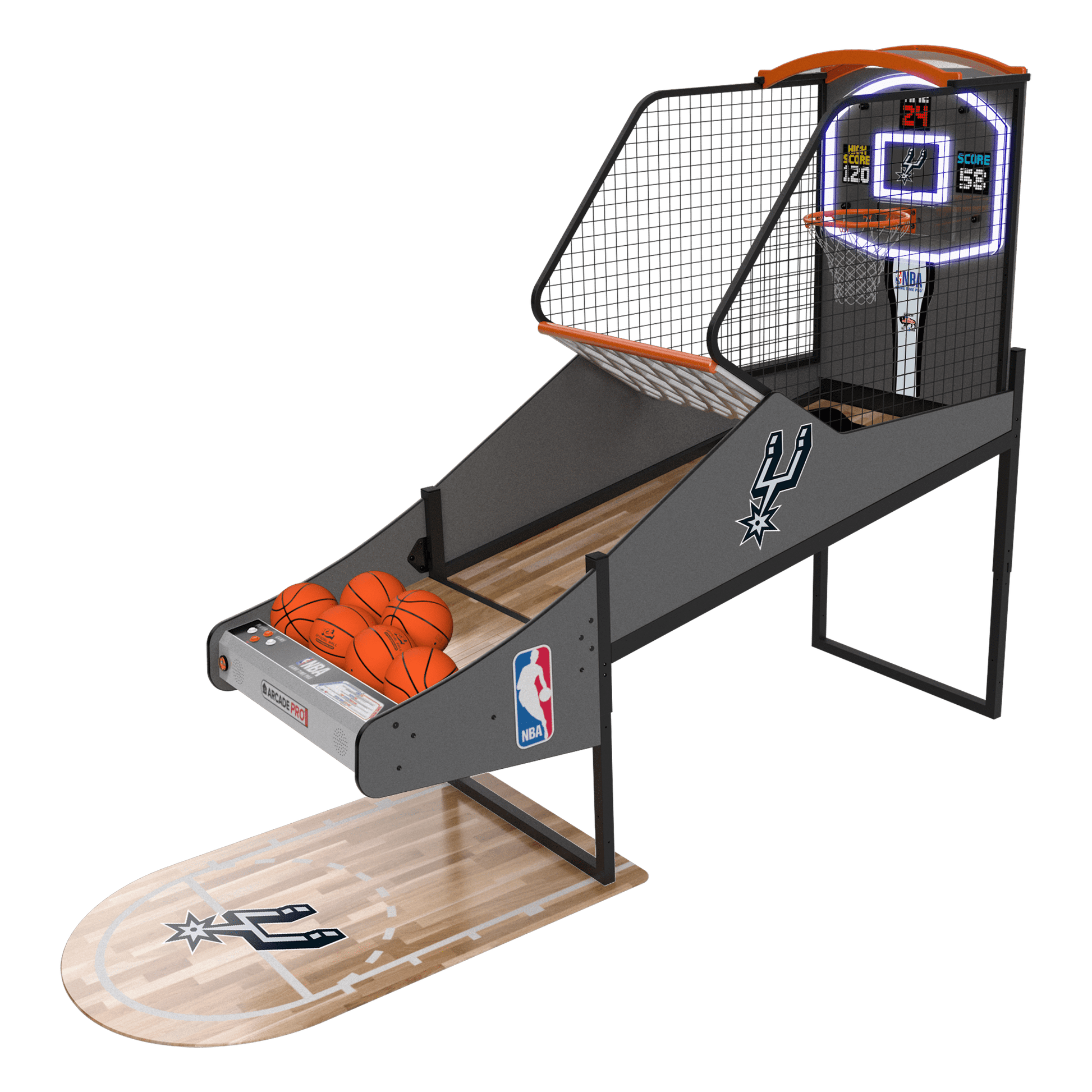 San Antonio Spurs NBA Game Time Pro Long Arcade Innovative Concepts in Entertainment   