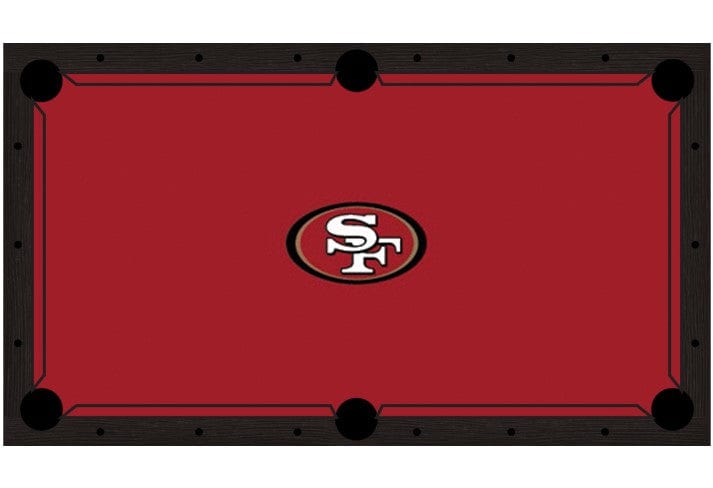 San Francisco 49ers Premium Pool Table Bundle - Black Ash – Home