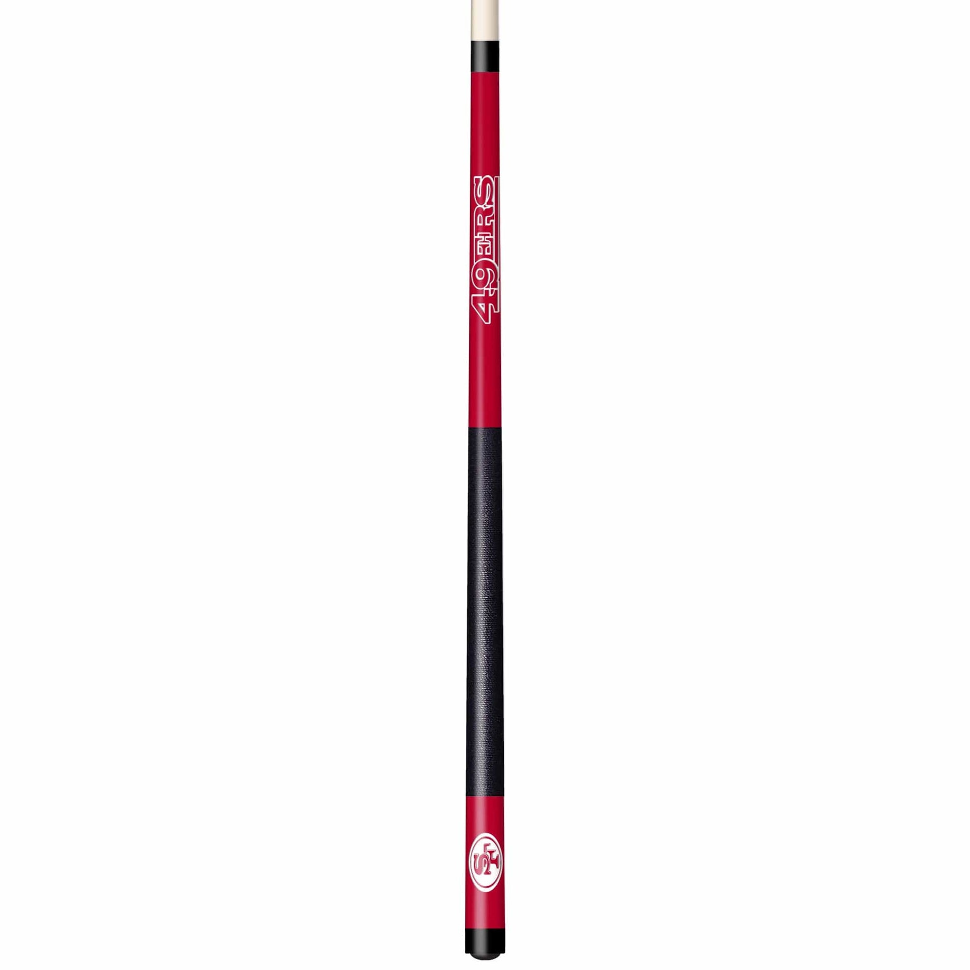 San Francisco 49ers Premium Pool Table Bundle - Black Ash Pool Bundle Home Arcade Games