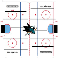 San Jose Sharks NHL Super Chexx Pro Bubble Hockey Arcade Innovative Concepts in Entertainment