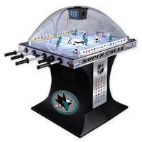 San Jose Sharks NHL Super Chexx Pro Bubble Hockey Arcade Innovative Concepts in Entertainment   