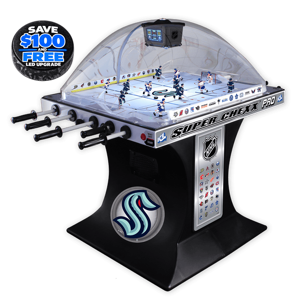 Seattle Kraken NHL Super Chexx Pro Bubble Hockey