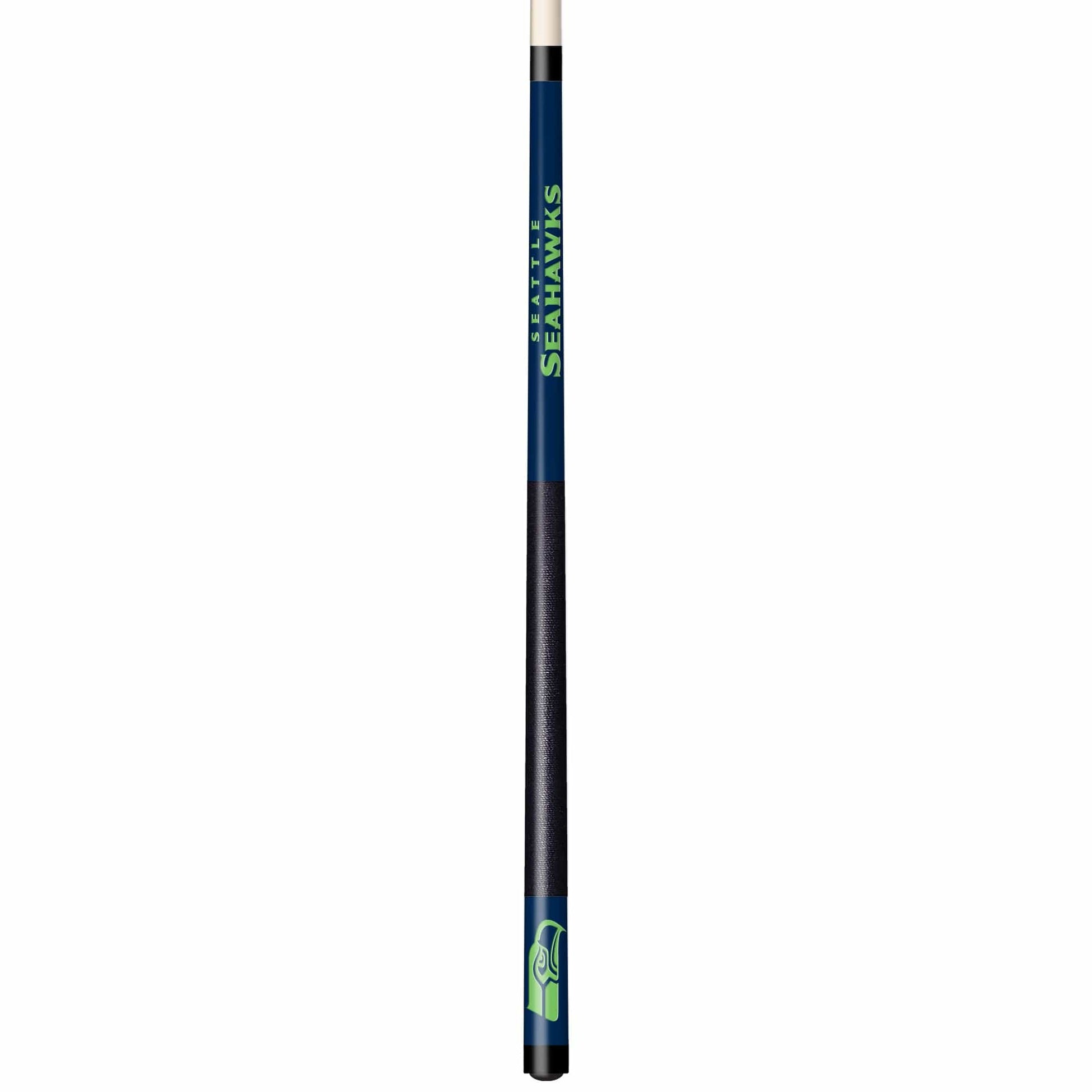 Seattle Seahawks Premium Pool Table Bundle - Black Ash Pool Bundle Home Arcade Games