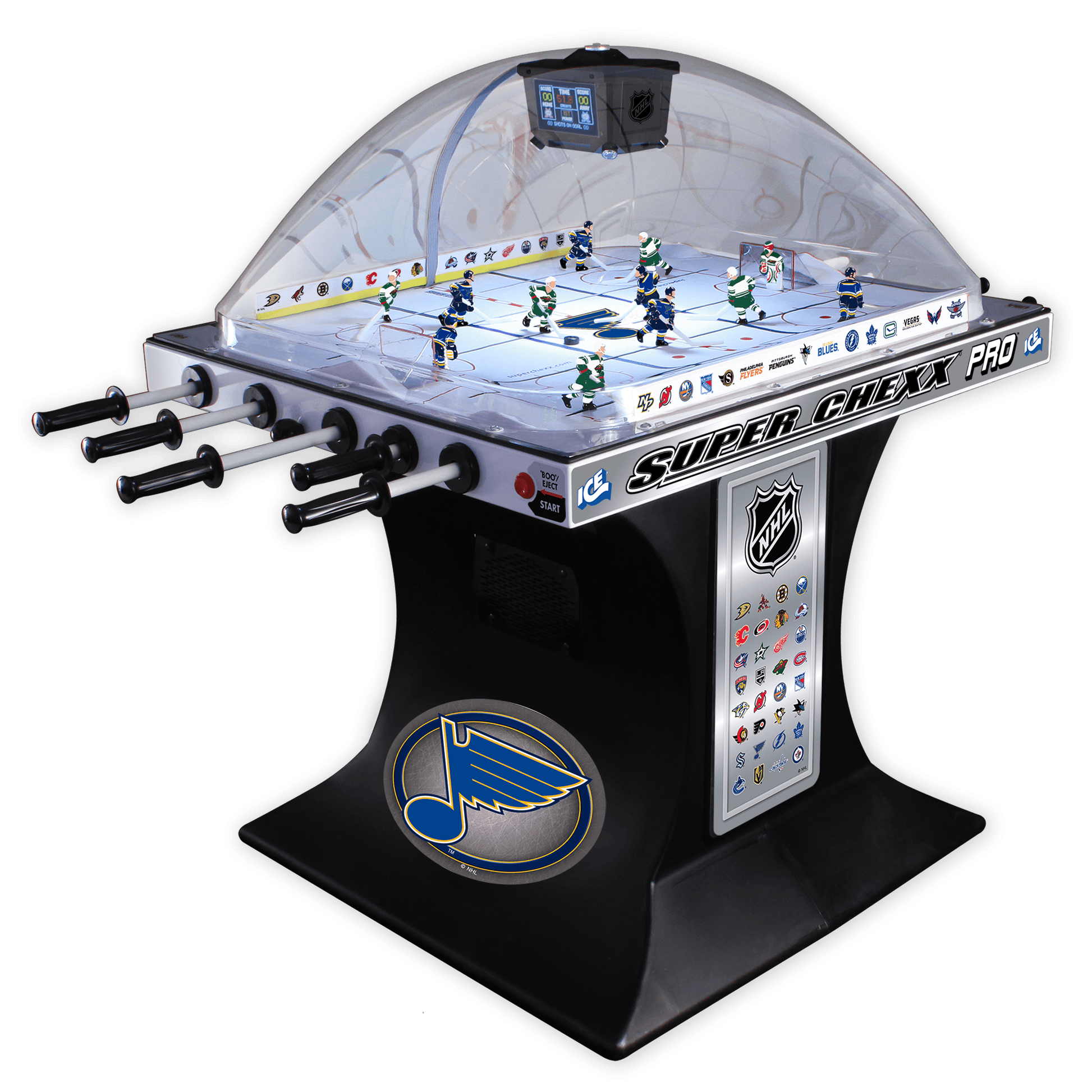 St. Louis Blues NHL Super Chexx Pro Bubble Hockey Arcade Innovative Concepts in Entertainment   
