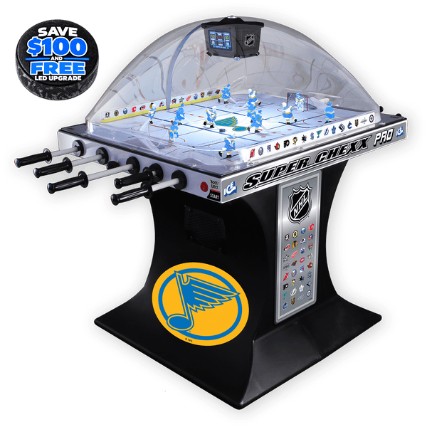 St. Louis Blues NHL Super Chexx Pro Bubble Hockey