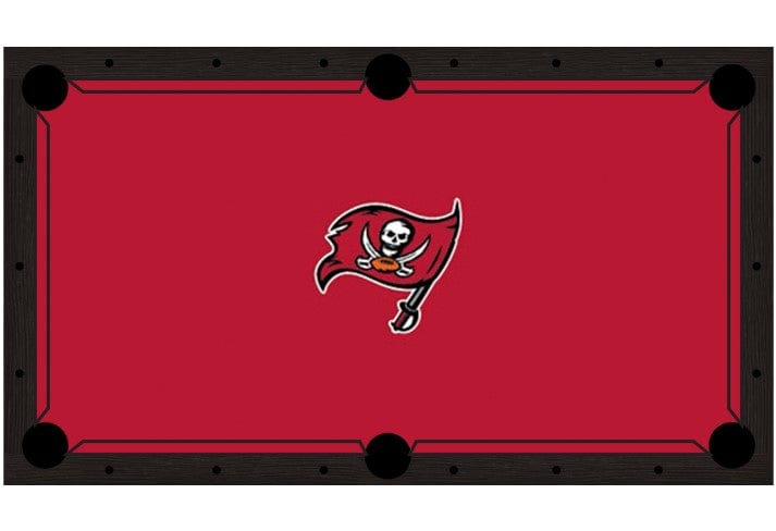 Tampa Bay Buccaneers Premium Pool Table Bundle - Black Ash Pool Bundle Home Arcade Games   