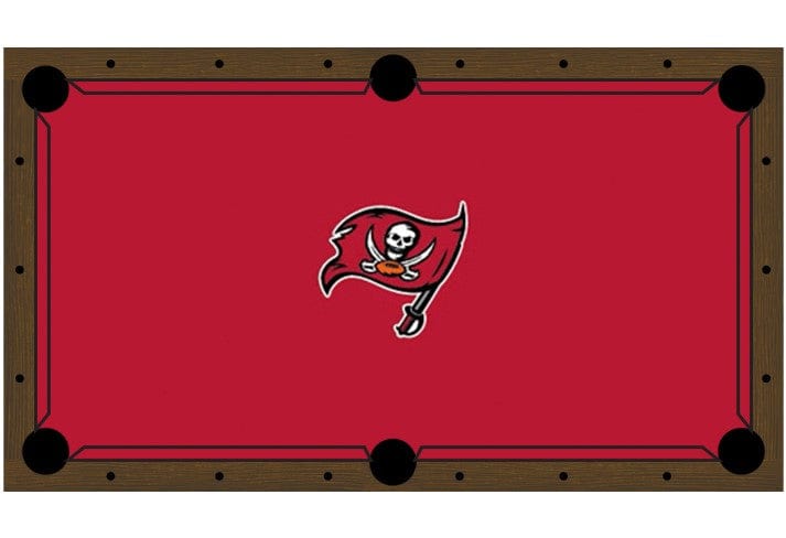 Tampa Bay Buccaneers Premium Pool Table Bundle - Walnut Pool Bundle Home Arcade Games   