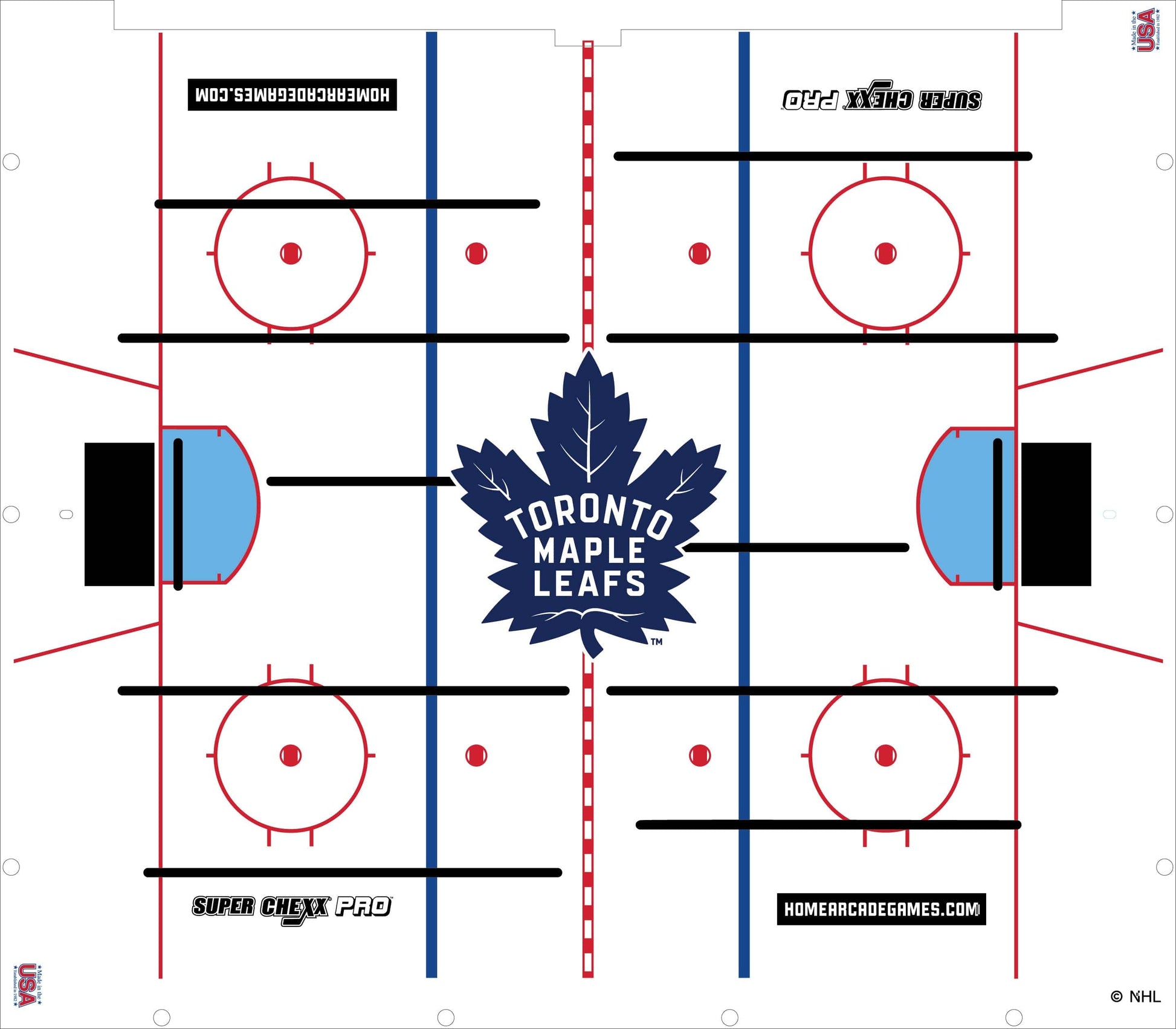 Toronto Maple Leafs NHL Super Chexx Pro Bubble Hockey Arcade Innovative Concepts in Entertainment