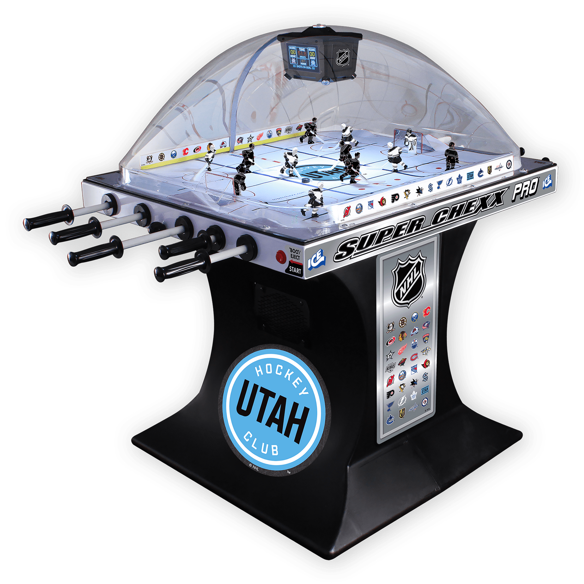 Utah Hockey Club NHL Super Chexx Pro Bubble Hockey Arcade Innovative Concepts in Entertainment   