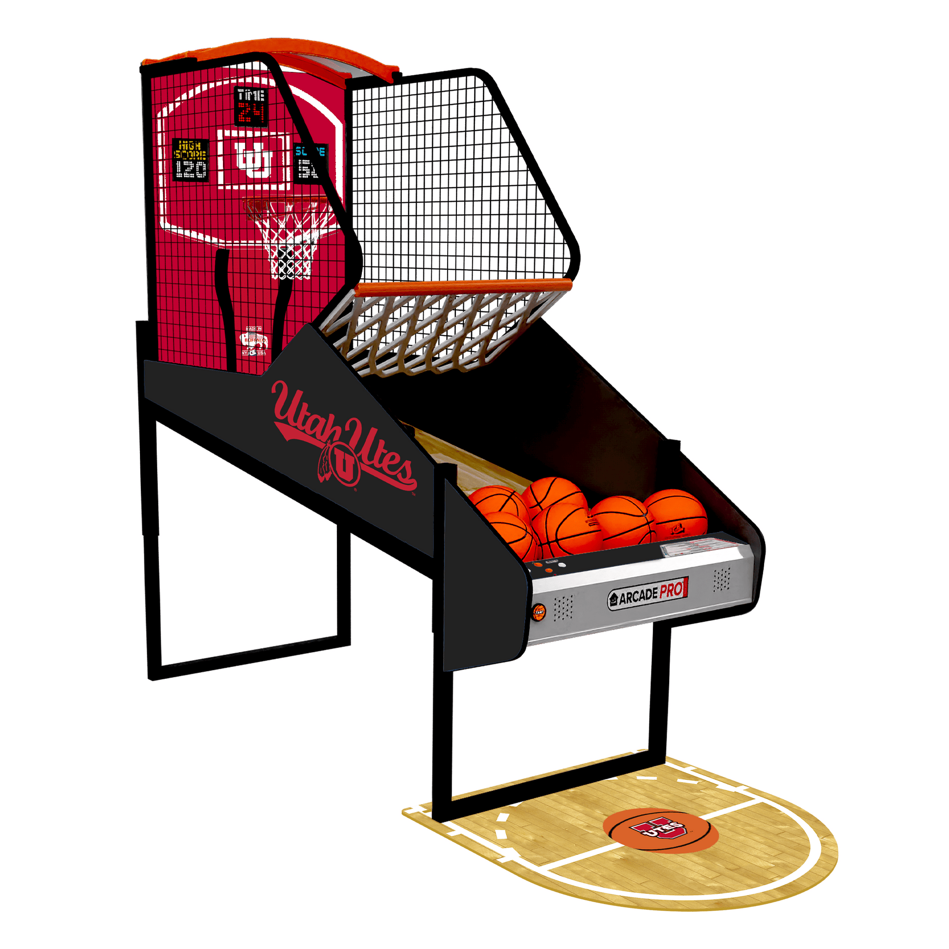 University of Utah Utes College Hoops Arcade Innovative Concepts in Entertainment   