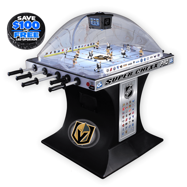 Vegas Golden Knights NHL Super Chexx Pro Bubble Hockey