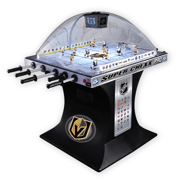 Vegas Golden Knights NHL Super Chexx Pro Bubble Hockey Arcade Super Chexx